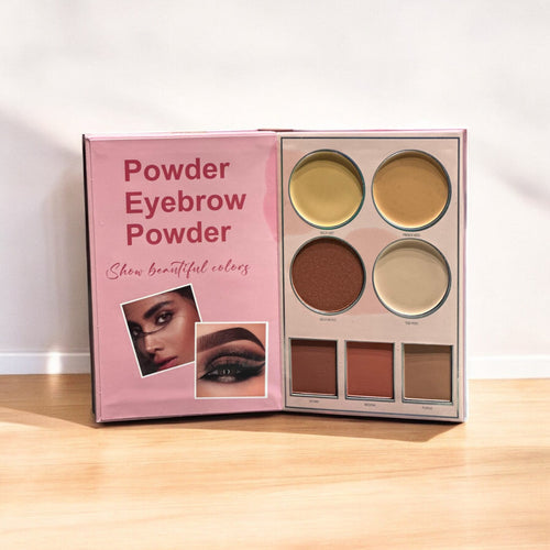 Mocallure 5 Pages New Version All-in-One Makeup Book Palette with Eyeshadow Blush Highlighter Concealer and Lip Colors