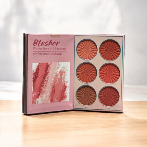 Mocallure 5 Pages New Version All-in-One Makeup Book Palette with Eyeshadow Blush Highlighter Concealer and Lip Colors