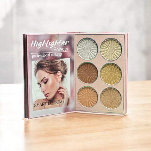 Mocallure 5 Pages New Version All-in-One Makeup Book Palette with Eyeshadow Blush Highlighter Concealer and Lip Colors