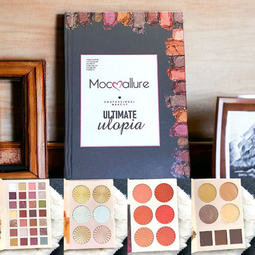 Mocallure Ultimate Ulpoia 4 Pages Makeup Palette with Versatile Shades for Eye and Face Makeup
