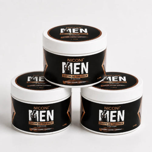 NICONI Men Enzym De-Tan Pack 300g for face and body