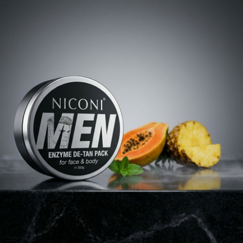NICONI Men Enzym De-Tan Pack 300g for face and body
