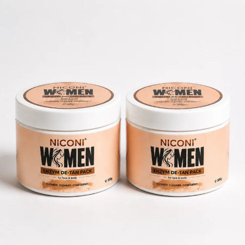 NICONI WOMEN Enzym De-Tan Pack for Face and Body 300g