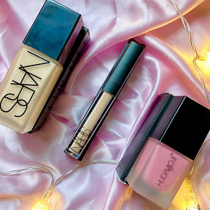 Nars Foundation & Concelor + HudaMoji Blushon khubsurti.pk Nars Foundation & Concelor + HudaMoji Blushon wddtrn-rx.myshopify.com