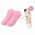 Moisturizing Spa Gel Socks Silicon Socks  + Free Moisturizer
