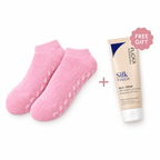 Moisturizing Spa Gel Socks Silicon Socks  + Free Moisturizer