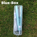 Portable mini hair straightener in pink, mint green, and purple colors with USB power cable and travel storage case for quick hair styling.