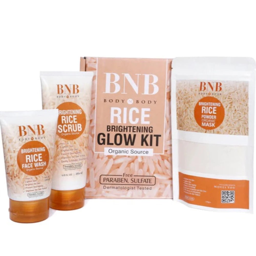 BNB Rice Extract Bright & Glow Kit (Original) khubsurti.pk