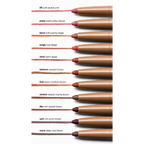 Rhode Lift Lip & Cheek Pencil with model demonstrating the Lift shade