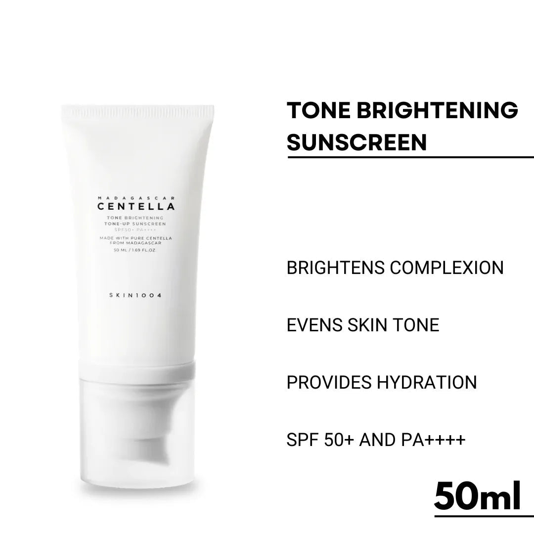 Skin1004 – Madagascar Centella Tone Brightening Tone-Up Sunscreen SPF50+ PA+++ - 50ml khubsurti.pk