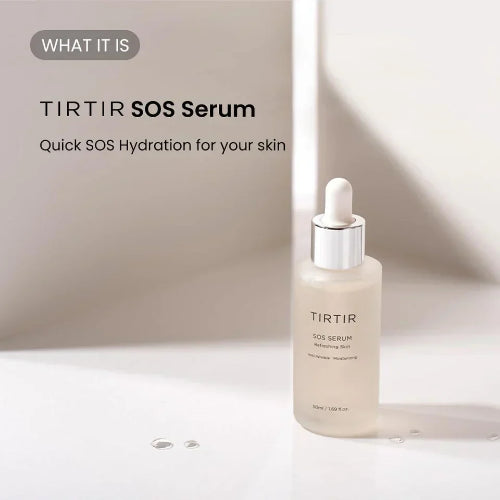 TIRTIR SOS Serum Refreshing Skin 50ml hydrating facial serum with Polyglutamic Acid