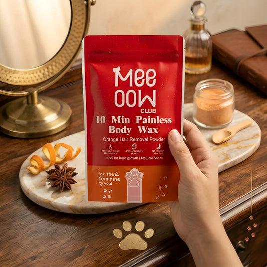 MEOW BODY HAIR REMOVAL WAX POWDER