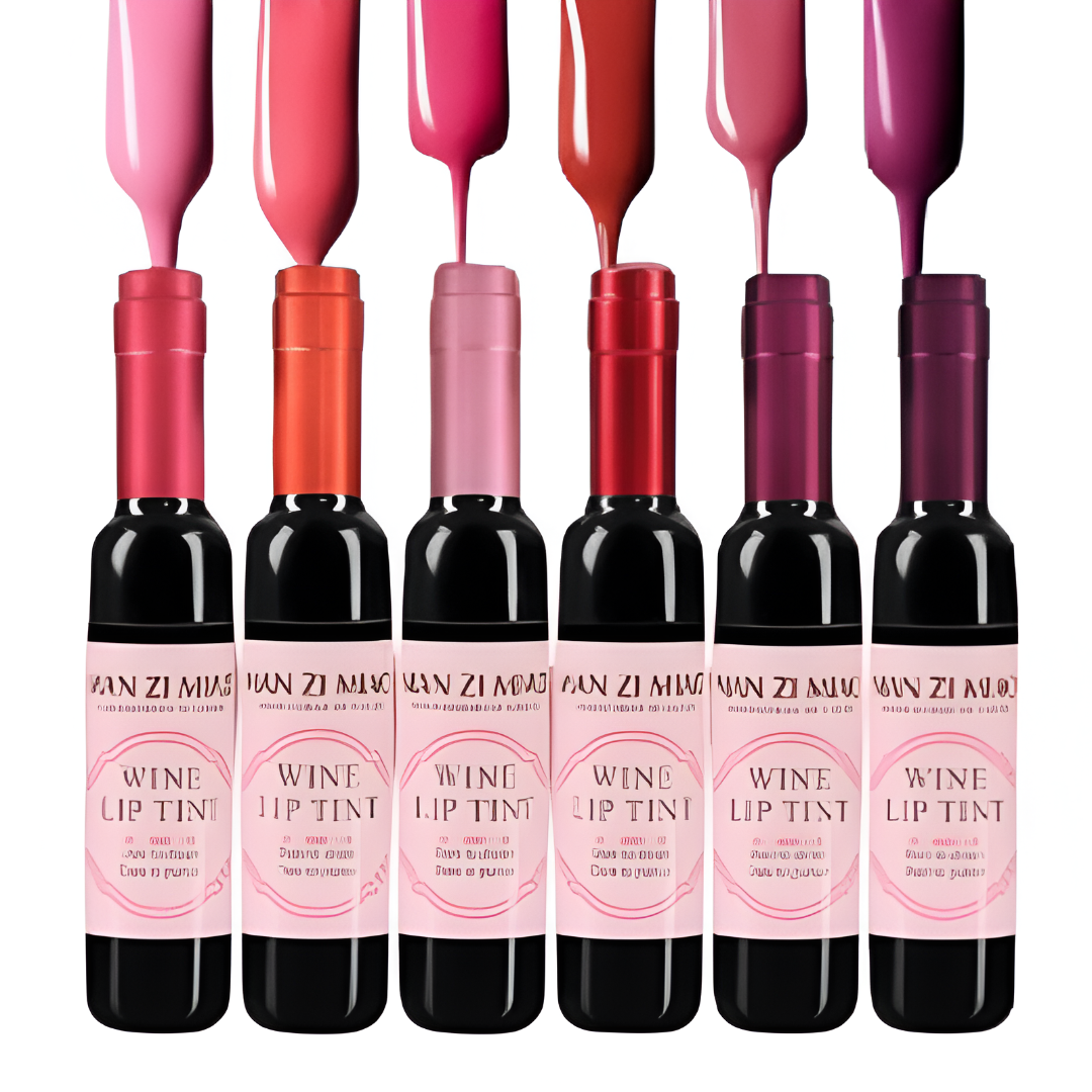 6 Pcs Wine Lip Tint khubsurti.pk
