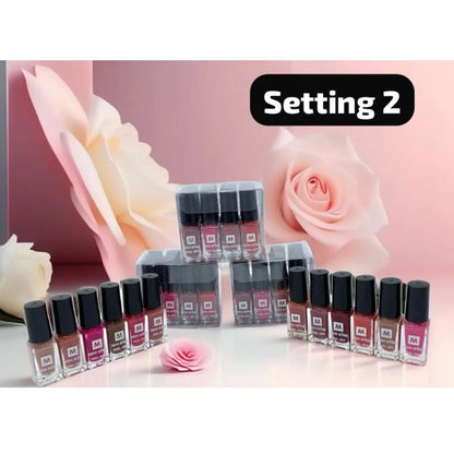 Miss Rose Nail Polish Peel Off – 12 Pcs Set khubsurti.pk
