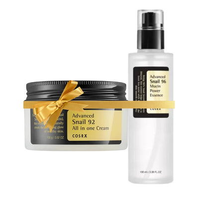 Advanced Snail Bundle : Advanced Snail 96 Mucin Power Essence 100ml + Advanced Snail 92 All in one Cream - 100g