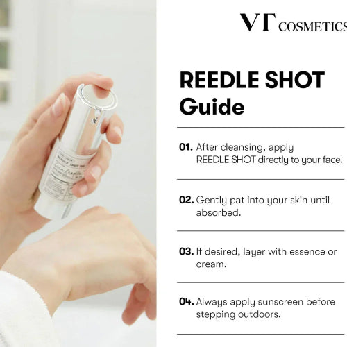 VT Cosmetics Reedle Shot 300 Cica Reedle skin booster 50ml with Centella Asiatica and Hyaluronic Acid