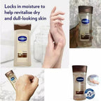 Vaseline Intensive Care Cocoa Radiant Body Oil 200ml with pure cocoa butter for dry skin