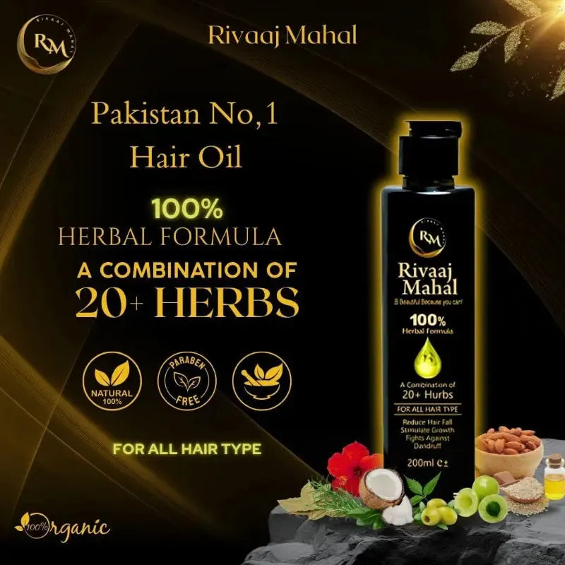 Rivaaj Mahal Hair Oil - khubsurti Rivaaj Mahal Hair Oil wddtrn-rx.myshopify.com