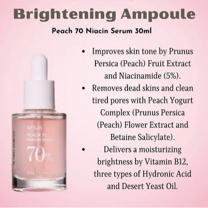 Anua - Peach 70% Niacinamide Serum khubsurti.pk