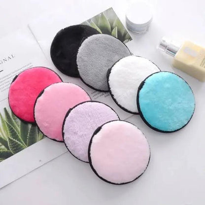 Makeup Remover, Double-Side Sponge puff & Washable khubsurti.pk