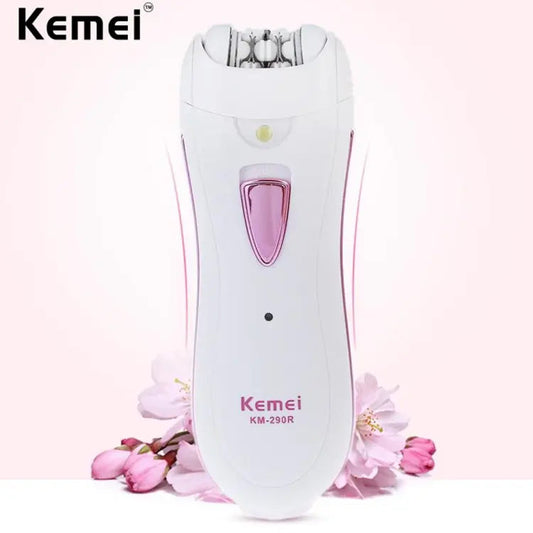 Kemei KM-290R Rechargeable Epilator khubsurti.pk Kemei KM-290R Rechargeable Epilator wddtrn-rx.myshopify.com