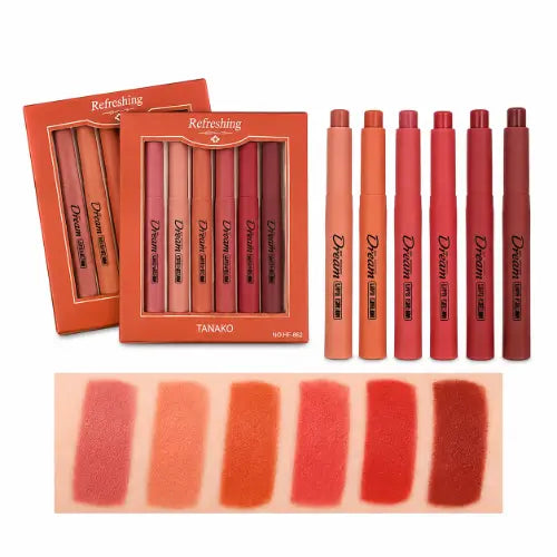 Heng Fang Matte Dream Lips Set (6PCS)
