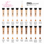 LA Girl HD Pro Conceal high-definition concealer tubes in multiple shades