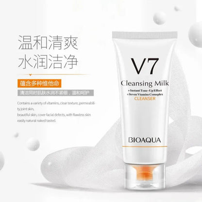 Bioaqua V7 Deep Hydration Facial Cleansing Milk (Cleanser) khubsurti.pk Bioaqua V7 Deep Hydration Facial Cleansing Milk (Cleanser) wddtrn-rx.myshopify.com