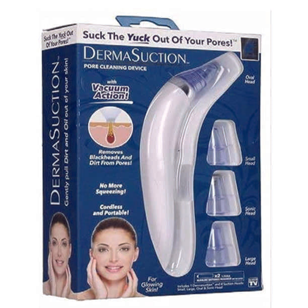 Derma Suction Blackheads Remover 3 In 1 Black Head Remover Machine-acne Pimple Pore Cleaner Vacuum Suction Tool khubsurti.pk