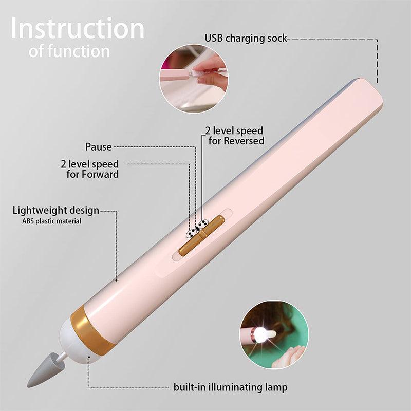 Electric Nail Drill Sander Nail Manicure Machine khubsurti.pk