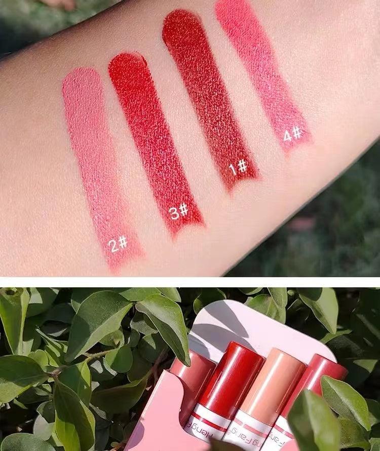 4 Pcs Hey Girl Velvet Matte Lipsticks khubsurti.pk