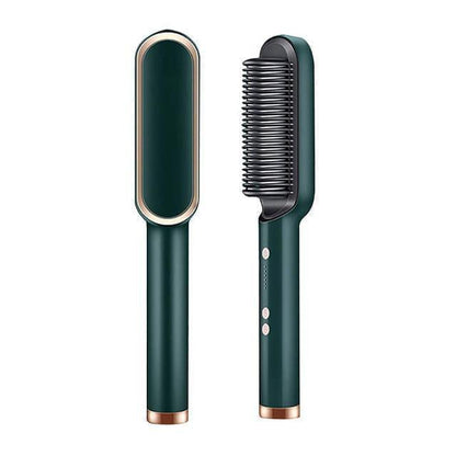 Hair Straightener Ceramic Heated Hair Brush khubsurti.pk