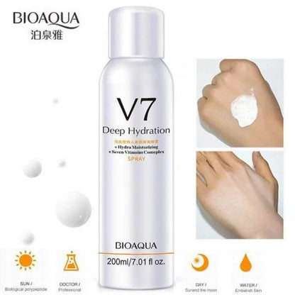 BIOAQUA V7 Moisturizing Vitamin Mist – Brightening & Hydrating Spray khubsurti.pk