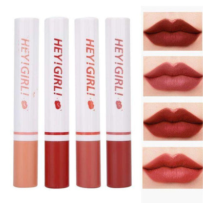 4 Pcs Hey Girl Velvet Matte Lipsticks khubsurti.pk