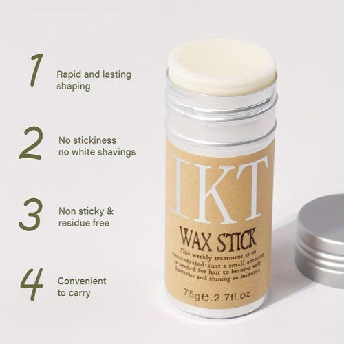 IKT Hair Wax Stick 75g for smooth buns, ponytails, and baby hair styling | Khubsurti.pk