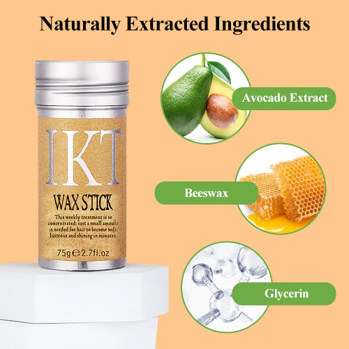 IKT Hair Wax Stick 75g for smooth buns, ponytails, and baby hair styling | Khubsurti.pk