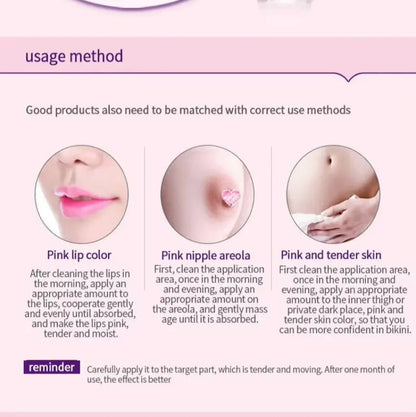 BIOAQUA Nenhong Pink Tint Cream - For Lips & Sensitive Areas - 30g