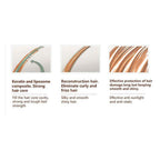 Keraplex Brazilian Keratin Hair Treatment 3-step hair care set with three treatment bottles for smooth, shiny, frizz-free hair.