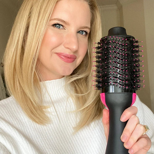One Step Hot Air Brush with ceramic barrel and ionic technology | Khubsurti.pk