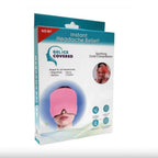 "Instant Headache Relief Gel Ice Mask product box on a white background."