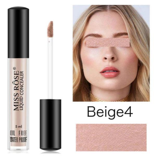 Miss Rose Oil Free Waterproof Liquid Concealer 5ml khubsurti.pk