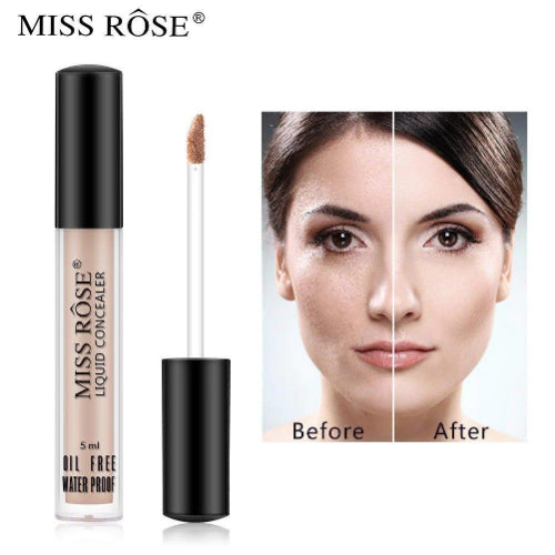 Miss Rose Oil Free Waterproof Liquid Concealer 5ml khubsurti.pk
