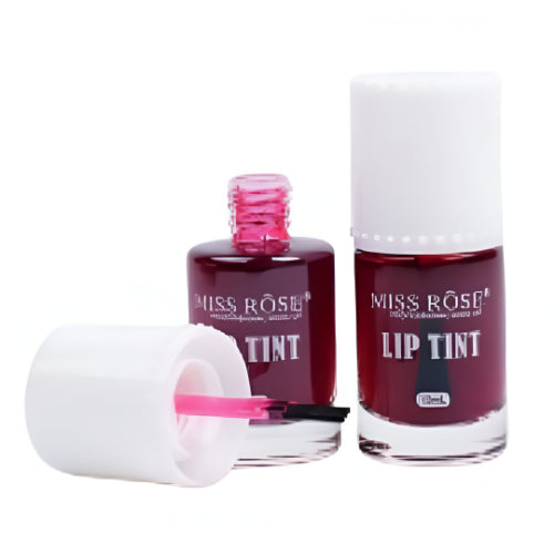Miss Rose long-lasting lip tint with applicator, waterproof lip and cheek tint for natural, vibrant color.